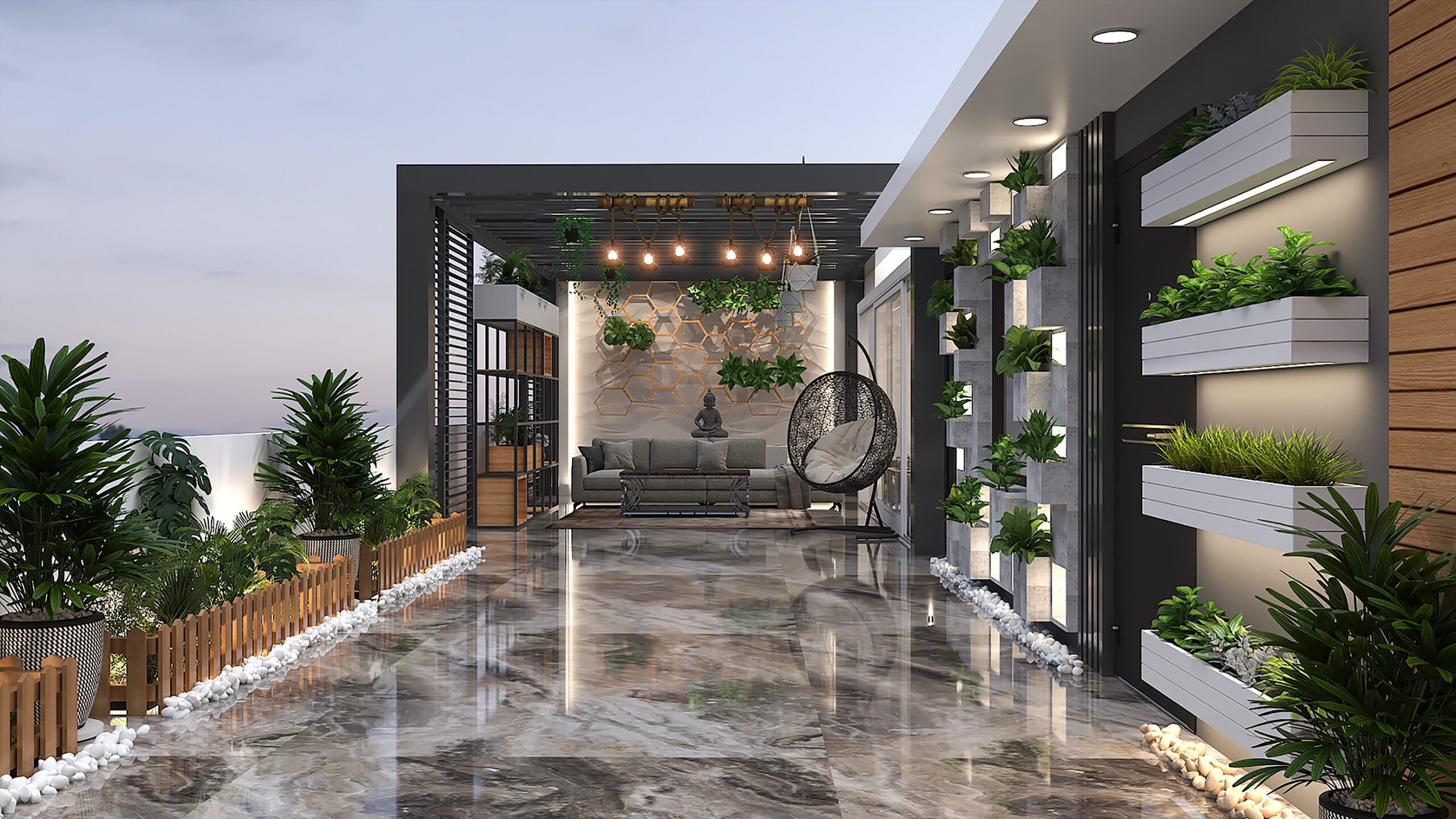 Charming Terrace in Pritumpura Delni